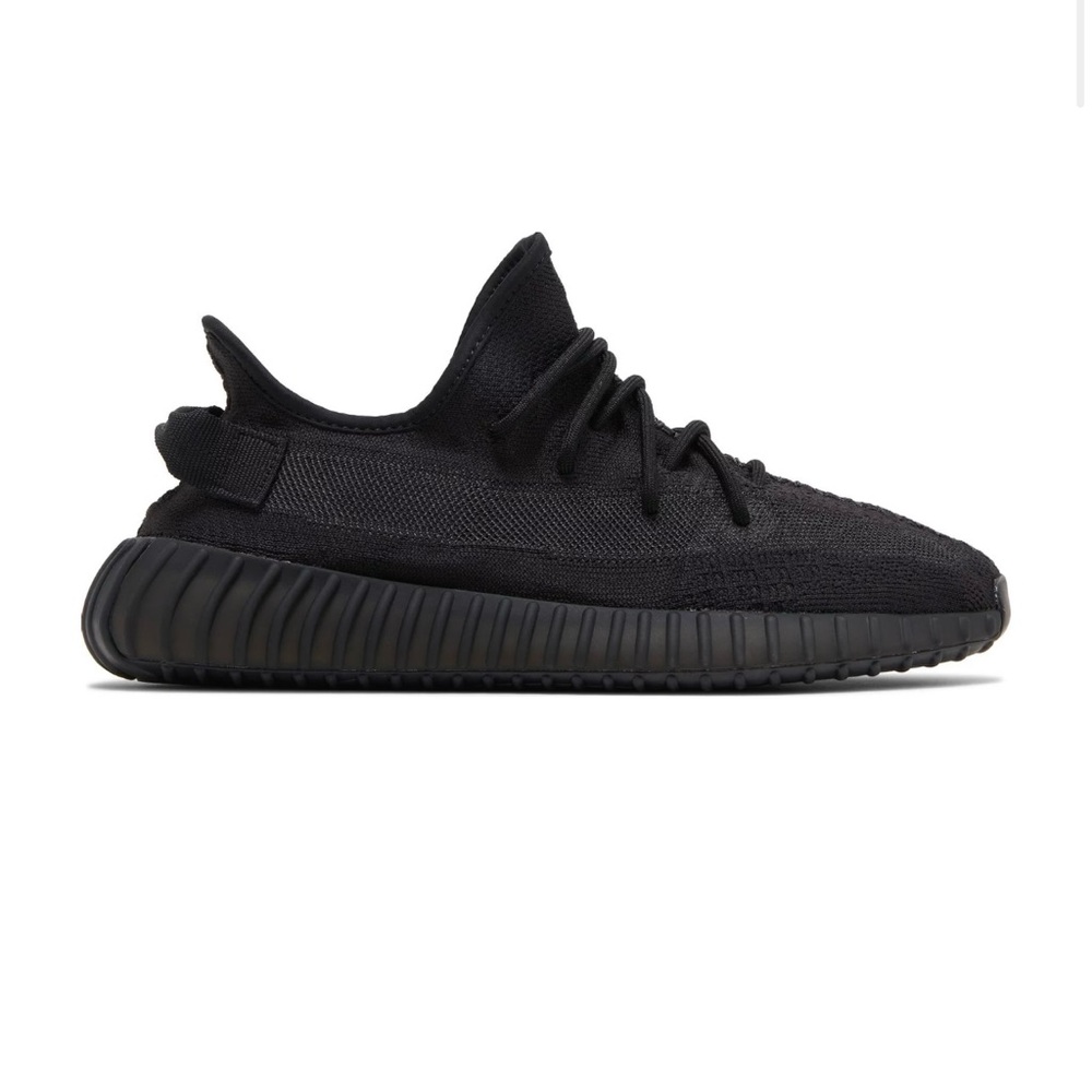 adidas Black Sneakers with Sock-like Fit and Textured Sole